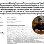 Зеленський подав до Ради ратифікацію кредиту від ЄС на €90 млрд